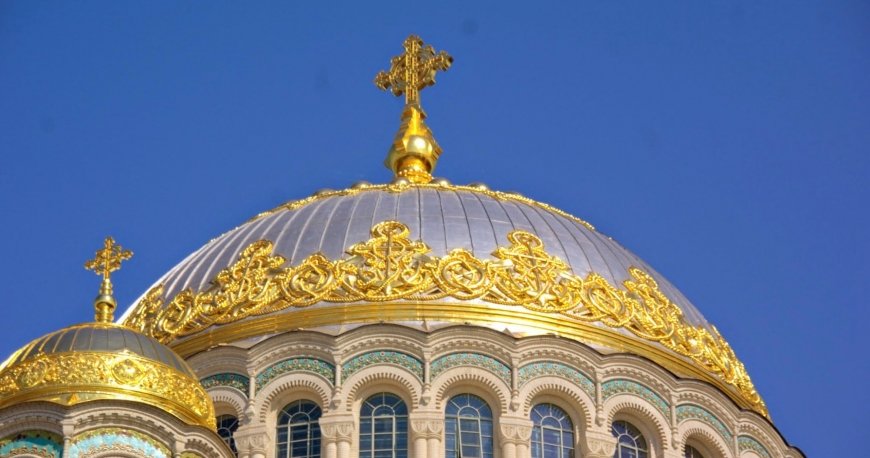کلیسای جامع نیروی دریایی کرونشتات روسیه سنت پترزبورگ