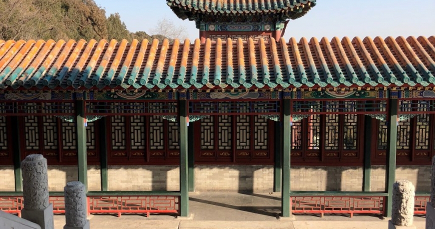 راهرو سرپوشیده کاخ تابستانی پکن