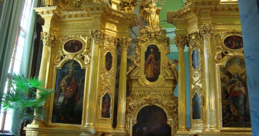کلیسای جامع نیروی دریایی کرونشتات روسیه سنت پترزبورگ