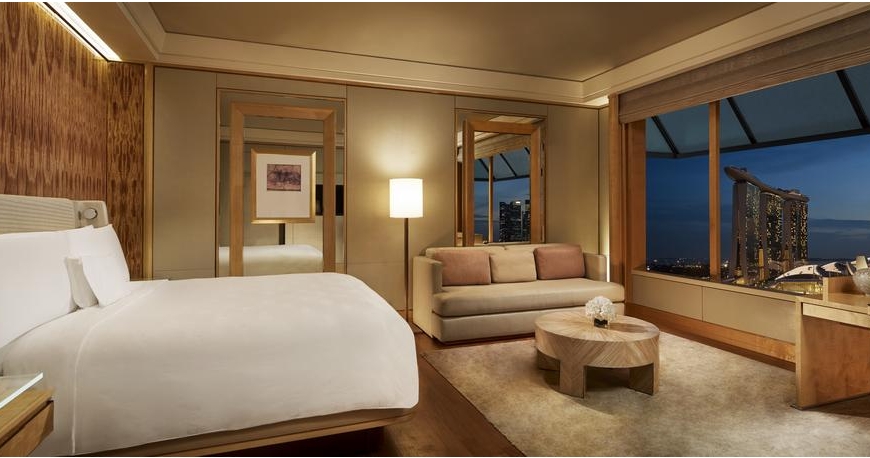 اتاق هتل ریتز کارلتون سنگاپور