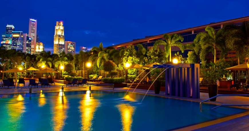 استخر هتل مارینا مندرین سنگاپور