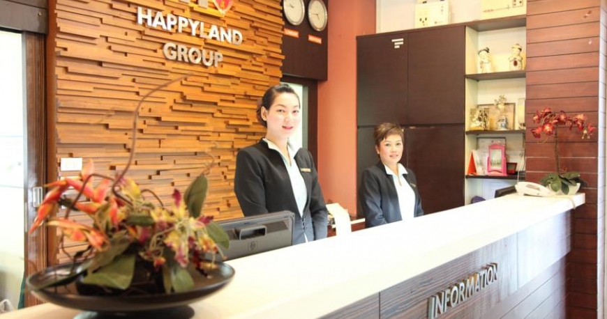 لابی هتل هپی لند بانکوک تایلند
