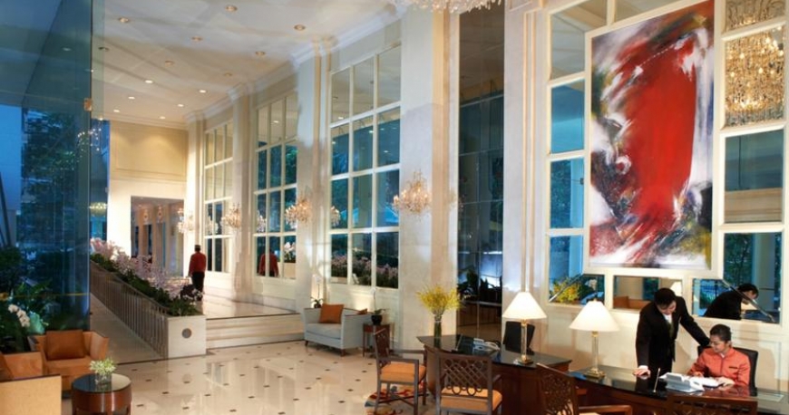 لابی هتل شانگری لا سنگاپور
