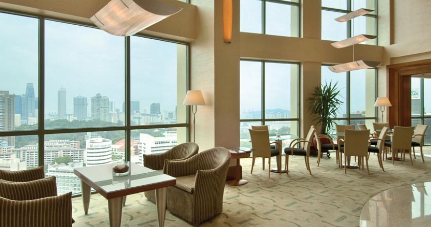 لابی هتل گرند کاپتورن سنگاپور 
