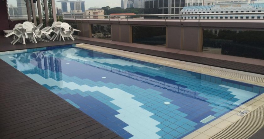 استخر هتل گرند سنترال سنگاپور